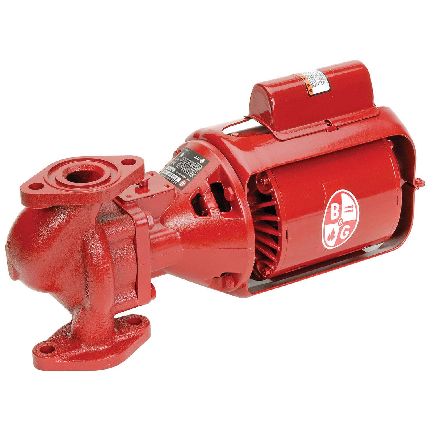 Bell & Gossett 106189 Iron Body Circulator Pump - High Efficiency Red Water Pump for HVAC, Boiler & Hydronic Heating Systems | Durable Cast Iron Construction for Home & Commercial Use