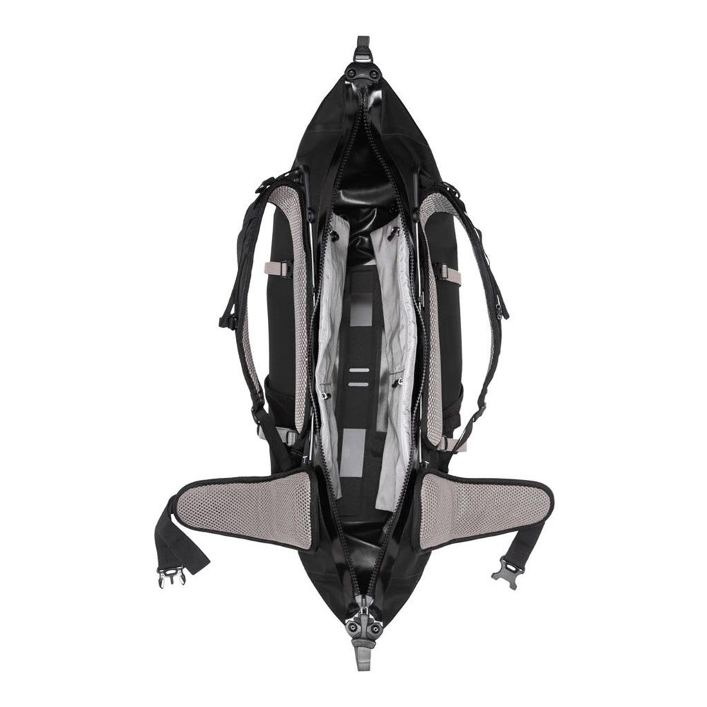 ATRACK 35L Black Waterproof Hiking Backpack - Lightweight Durable Travel Backpack for Outdoor Camping, Trekking & Daily Commute