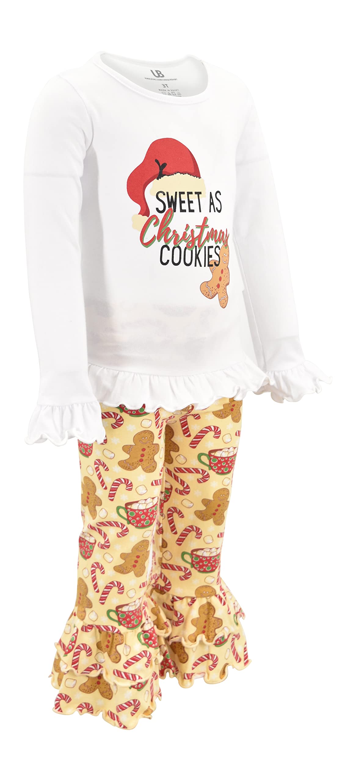 Unique Baby 2-Piece Girls Outfit - Ruffle Leggings & Long Sleeve Shirt Set for Toddlers | Playtime & Photo Shoots