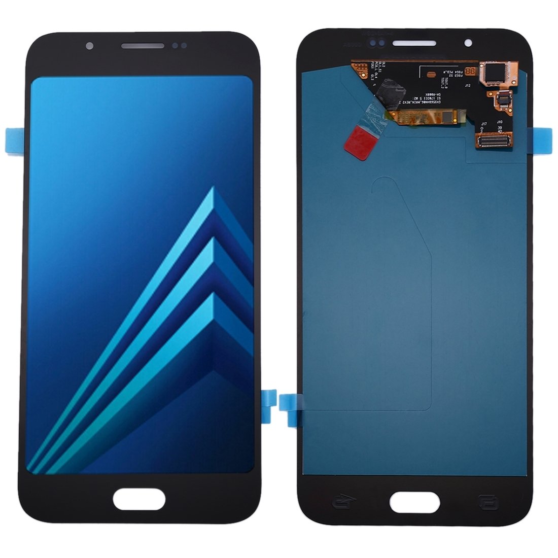 Original Samsung Galaxy A8 OLED LCD Screen + Touch Screen Replacement - Black | Repair Broken Phone for Daily Use, Gaming & Work