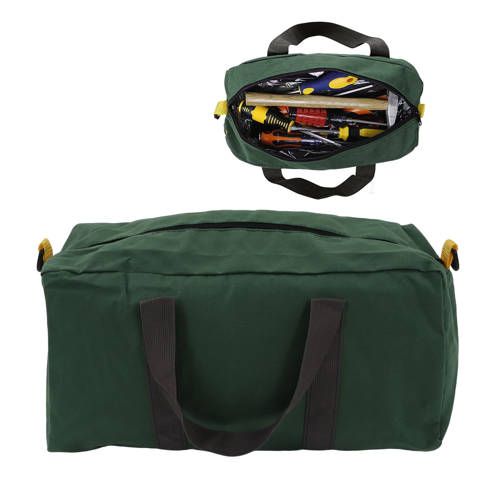 Garosa Heavy-Duty Tool Carry Bag - Wide Open Mouth Large Capacity Storage Organizer for Carpentry, Electrician, Plumbing & Gardening (20in/50.8cm) - Perfect for Job Sites, Workshops & DIY Projects