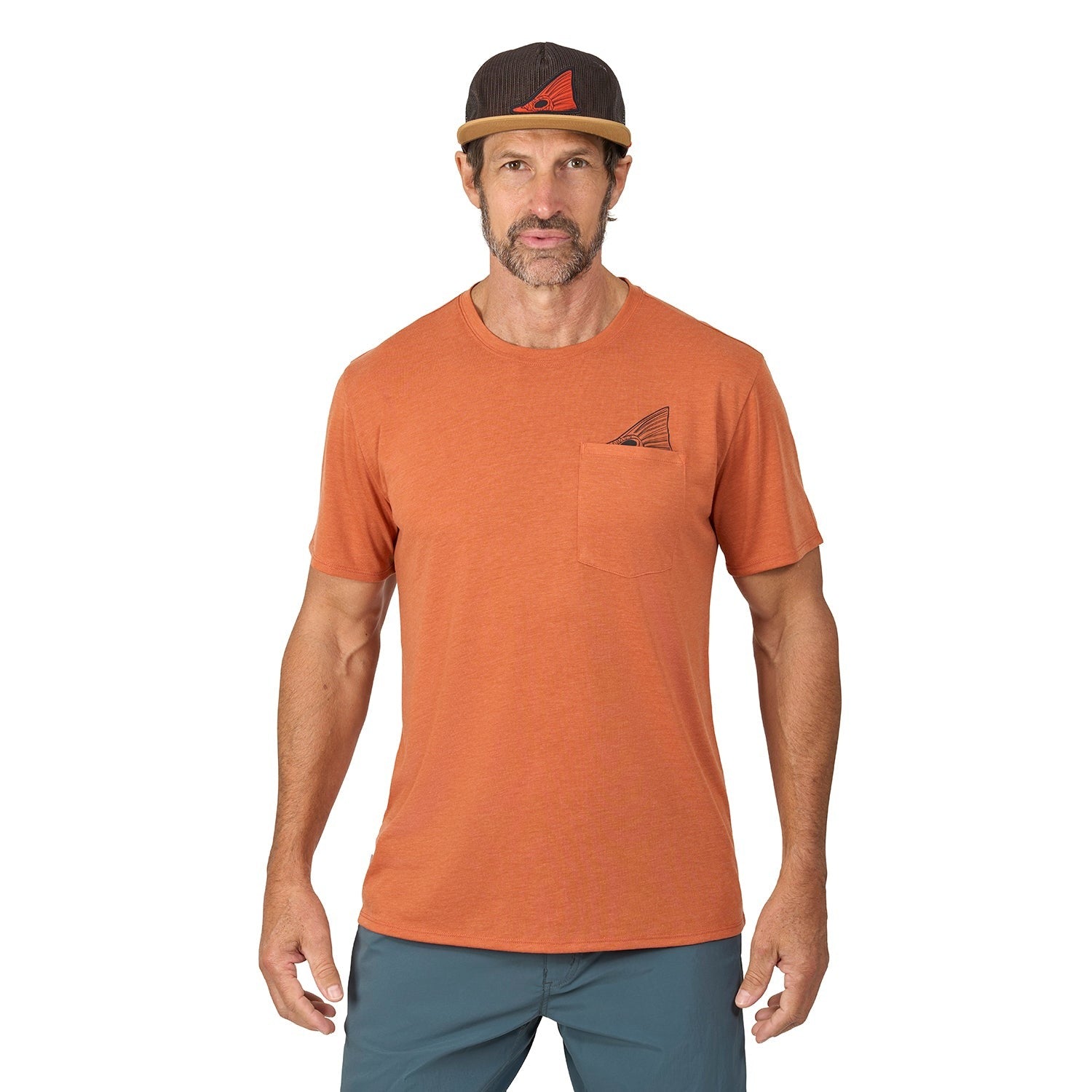 Grundens Species Pocket T-Shirt for Fishing & Outdoor Activities - Comfortable & Durable Men's Tee