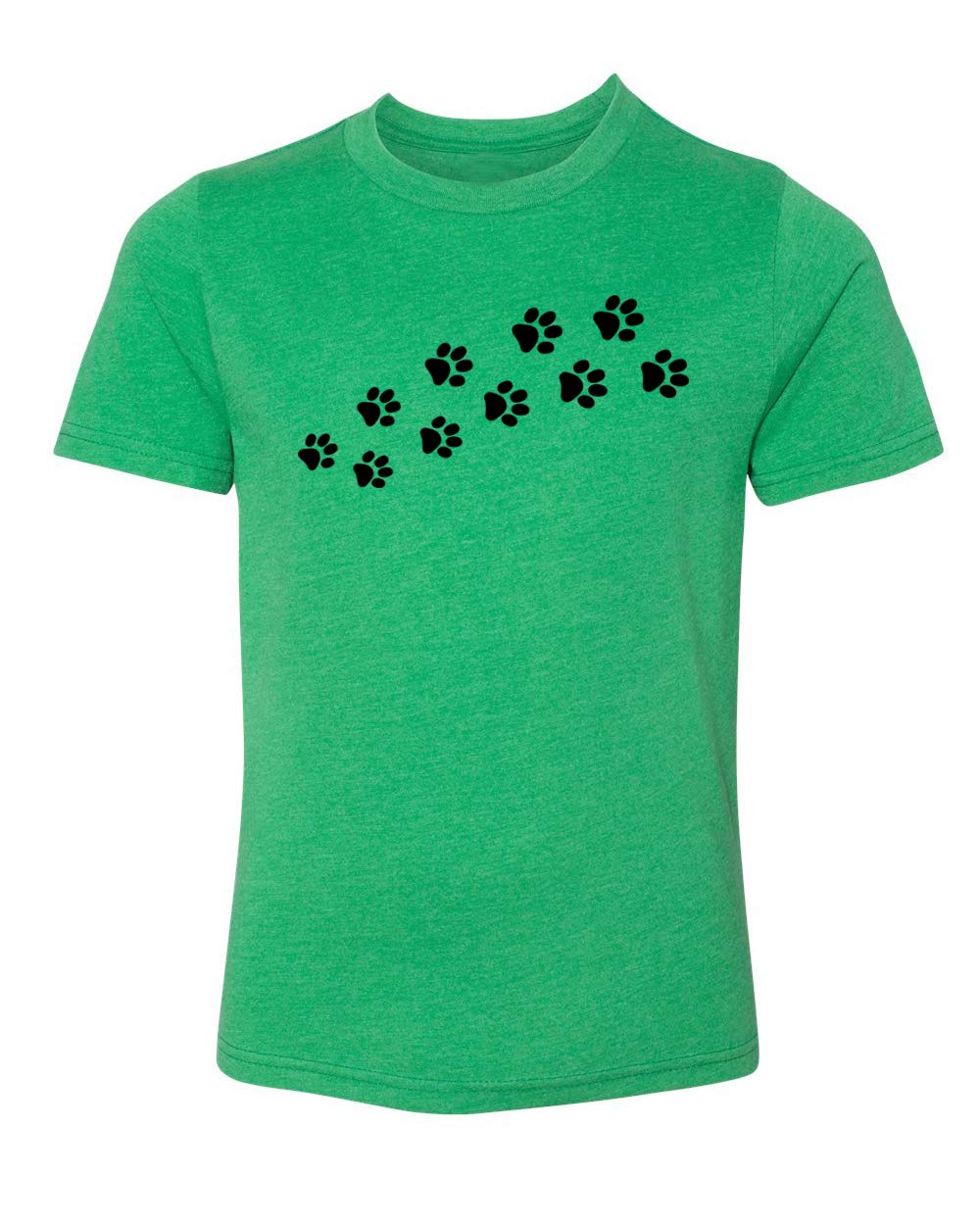 Paw Print Graphic T-Shirt for Men & Women - Cute Dog Lover Shirt for Youth - Perfect for Pet Owners, Animal Lovers & Casual Wear