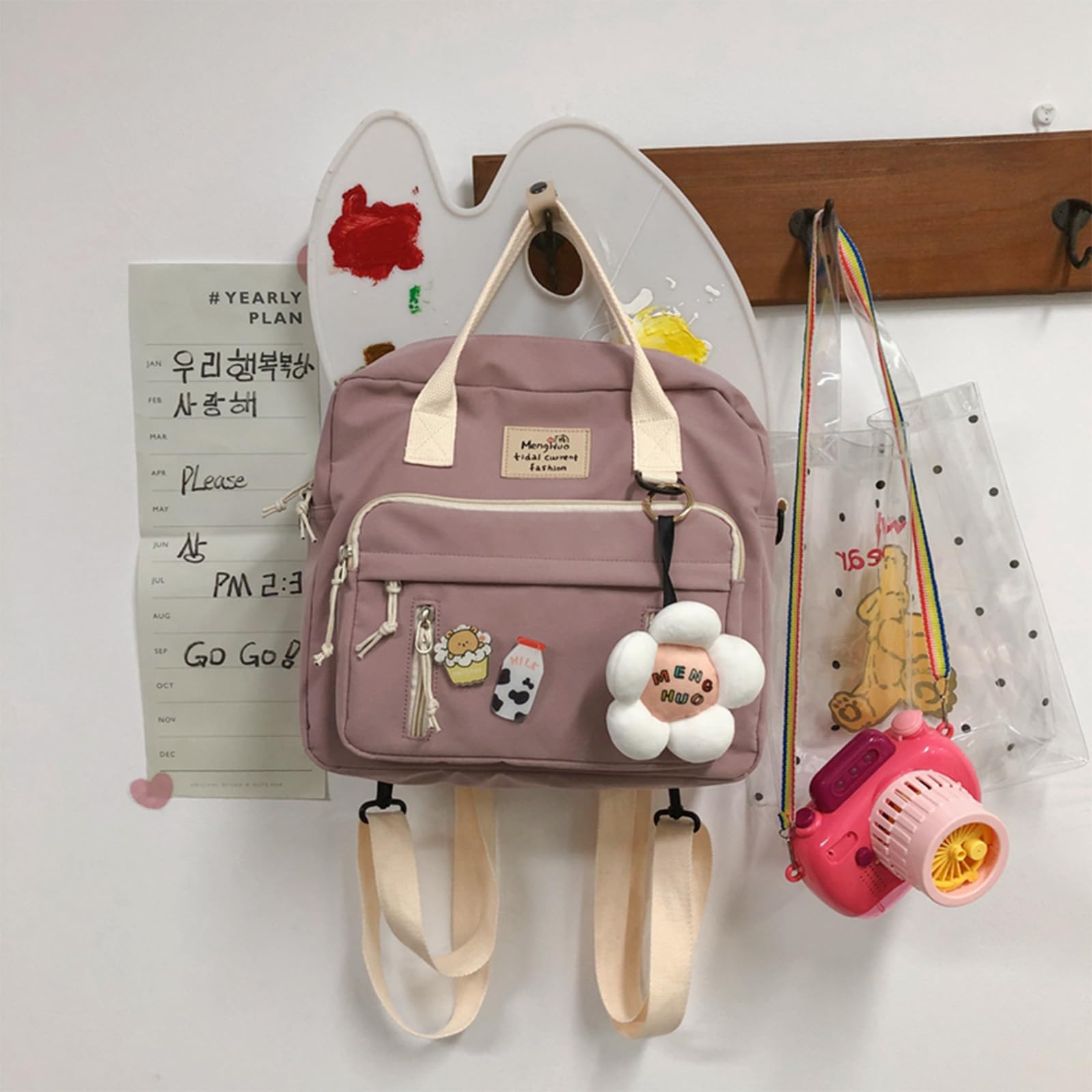 Stylish Kawaii Messenger Bag - Japanese Cute Crossbody Backpack with Aesthetic Ita Bag & Accessories | Perfect for School, Travel & Anime Conventions