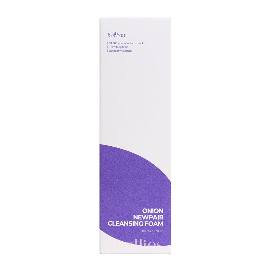 Isntree Onion Newpair Cleansing Foam 150ml - Gentle Korean Face Wash for Acne-Prone & Sensitive Skin | Daily Deep Cleansing & Pore Care | Perfect for Morning & Night Skincare Routine