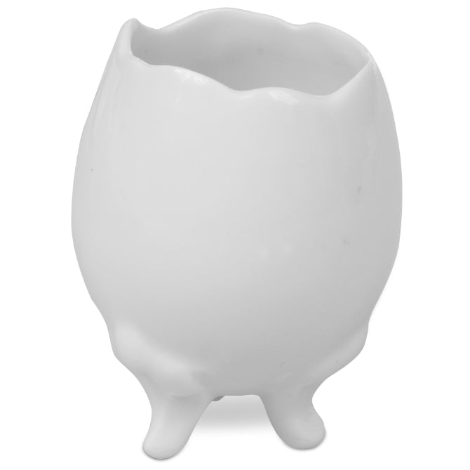 Egg Cup with Stand - Set of 6 Ceramic Egg Holders for Soft Boiled Eggs - Perfect for Breakfast, Brunch, and Easter Decorations - Kitchen & Dining Table Decor