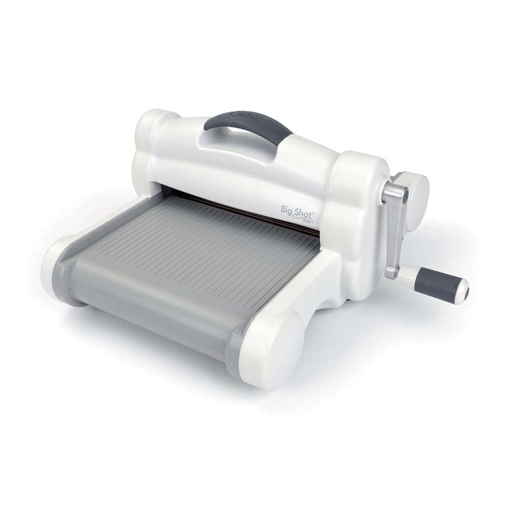 Sizzix Big Shot Plus Die Cutting Machine - Perfect for Scrapbooking, Card Making & DIY Crafts | Compatible with Thin Dies & Embossing Folders
