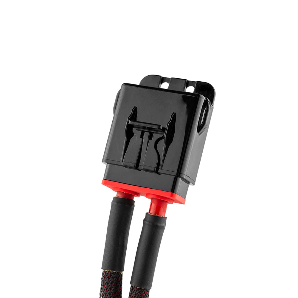 4 GA RYDER OFC Amplifier Installation Kit for Harley Davidson Motorcycles - High-Performance Audio Upgrade for Harley Bikes (Red) | Perfect for Road Trips & Custom Bike Builds