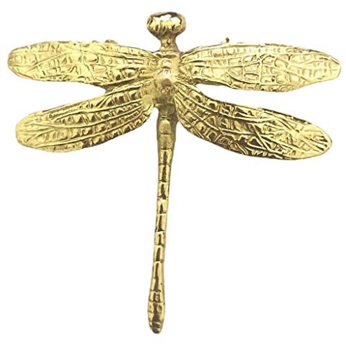 Modern Brass Dragonfly Furniture Handles - Elegant Kitchen Drawer & Cabinet Door Pulls for Home Decor and DIY Projects