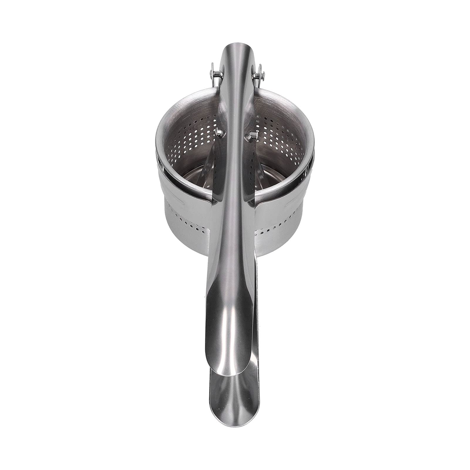Stainless Steel Potato Masher & Vegetable Crusher - Heavy Duty Kitchen Tool for Making Mashed Potatoes, Baby Food & Purees - Perfect for Home Cooking, Restaurants & Meal Prep
