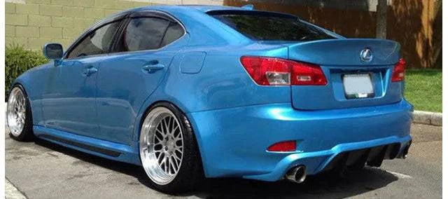 2006-2013 Lexus IS250 IS350 Rear Bumper Lip Diffuser - Wald & DMR Style Carbon Fiber Rear Diffuser for Enhanced Aerodynamics & Sporty Look - Perfect for Car Enthusiasts & Street Racing Upgrades