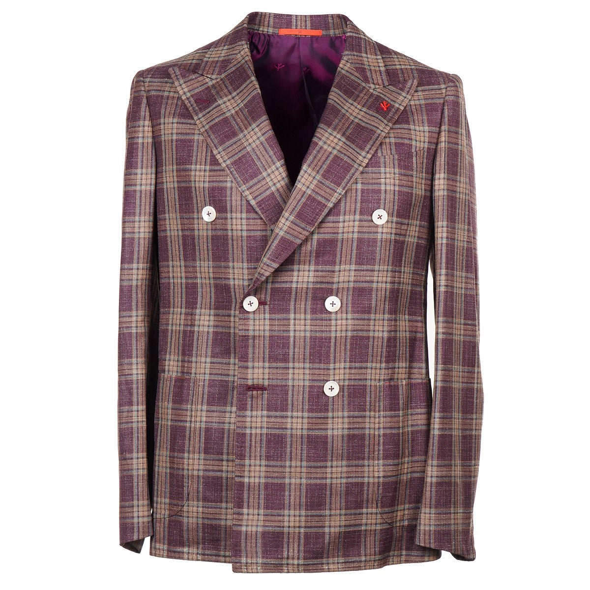 Isaia 'Capri' Men's Wool Silk Linen Blazer - Premium Italian Sport Coat for Business, Weddings & Formal Occasions