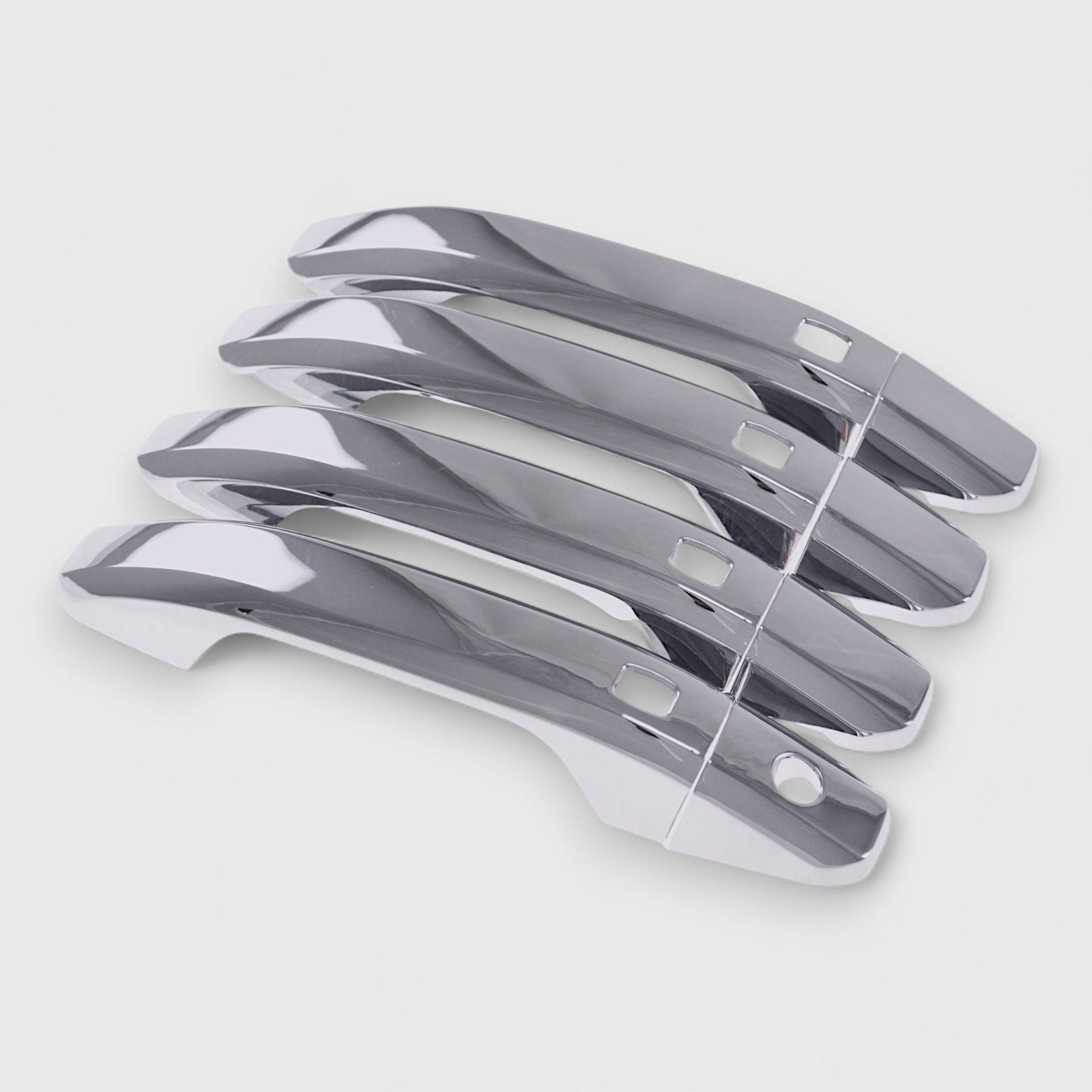 Smart Key Chrome Door Handle Cover DH233 - Secure & Stylish Upgrade for Home & Office Doors