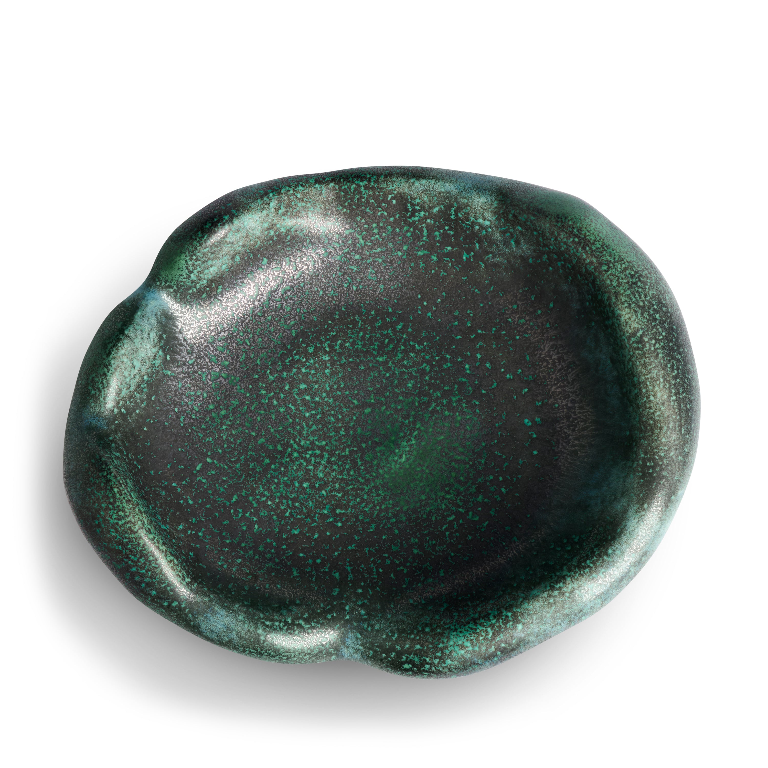 Premium Cenote Coupe Bowl - Large Handmade Ceramic Serving Bowl for Salads, Pasta & Fruit - Perfect for Entertaining & Family Dinners