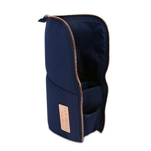 Bdellium Tools Golden Triangle Stand Up Pouch - Premium Makeup Brush Organizer for Travel & Professional Artists | Perfect for Cosmetics, Brushes & Beauty Essentials Storage
