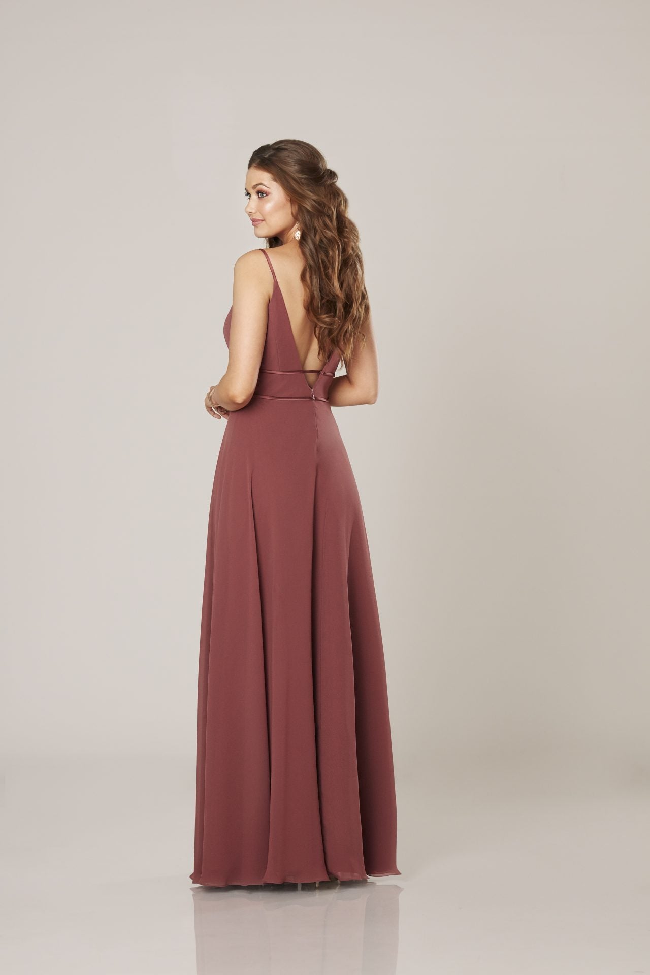 Elegant Dallas Chiffon & Satin Dress - Perfect for Weddings, Parties & Special Occasions | Flowy & Luxurious Fabric for Women's Formal Wear