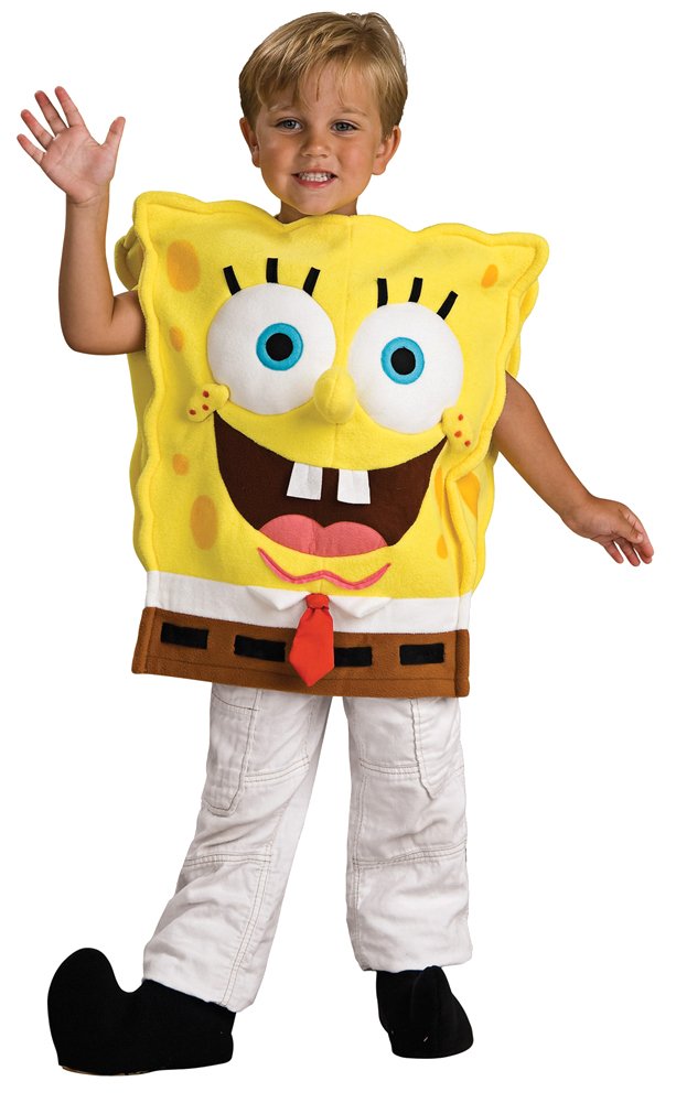 BestPrice SpongeBob Deluxe Toddler Halloween Costume - Soft & Comfortable Outfit for Boys & Girls (Ages 2-4) - Perfect for Halloween Parties, Trick-or-Treating & Cosplay Events