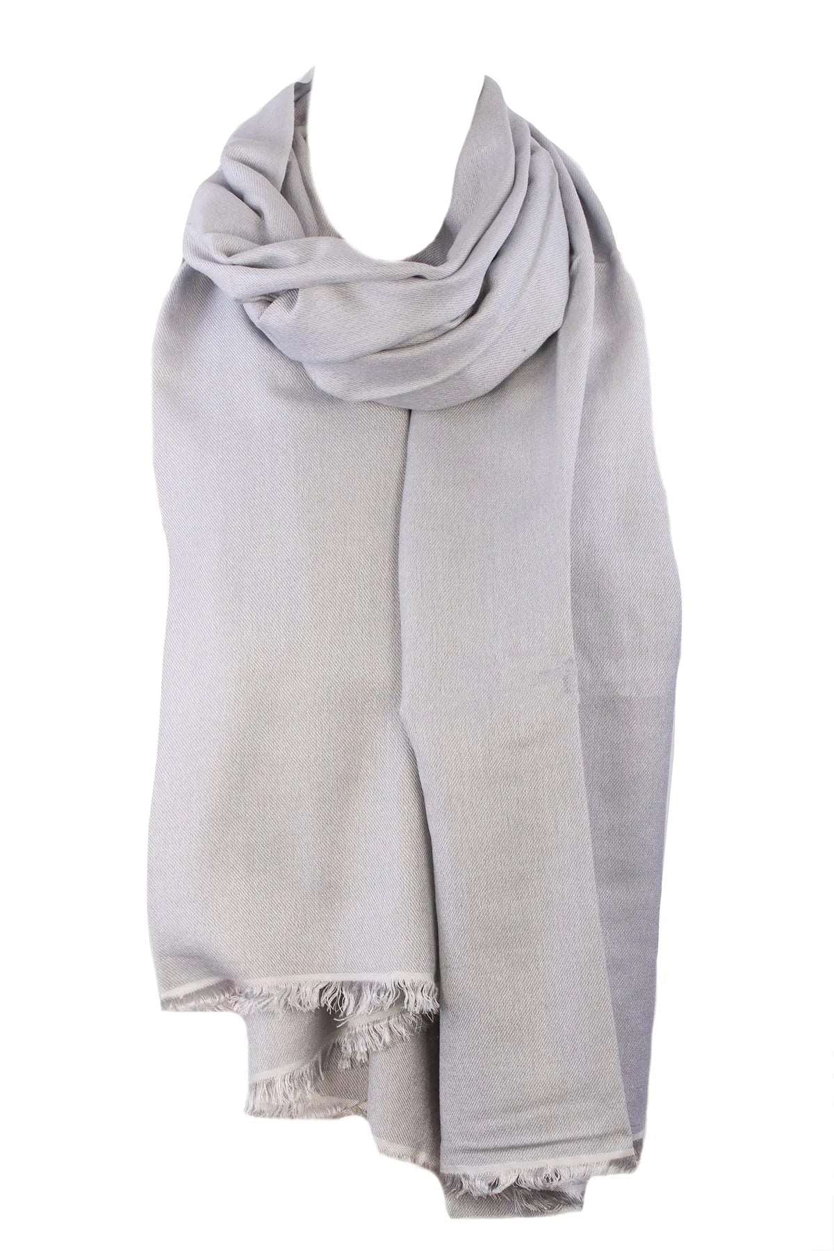 Luxury Cashmere Silk Eyelash Scarf - Soft Winter Wrap for Women - Perfect for Office, Party & Evening Out