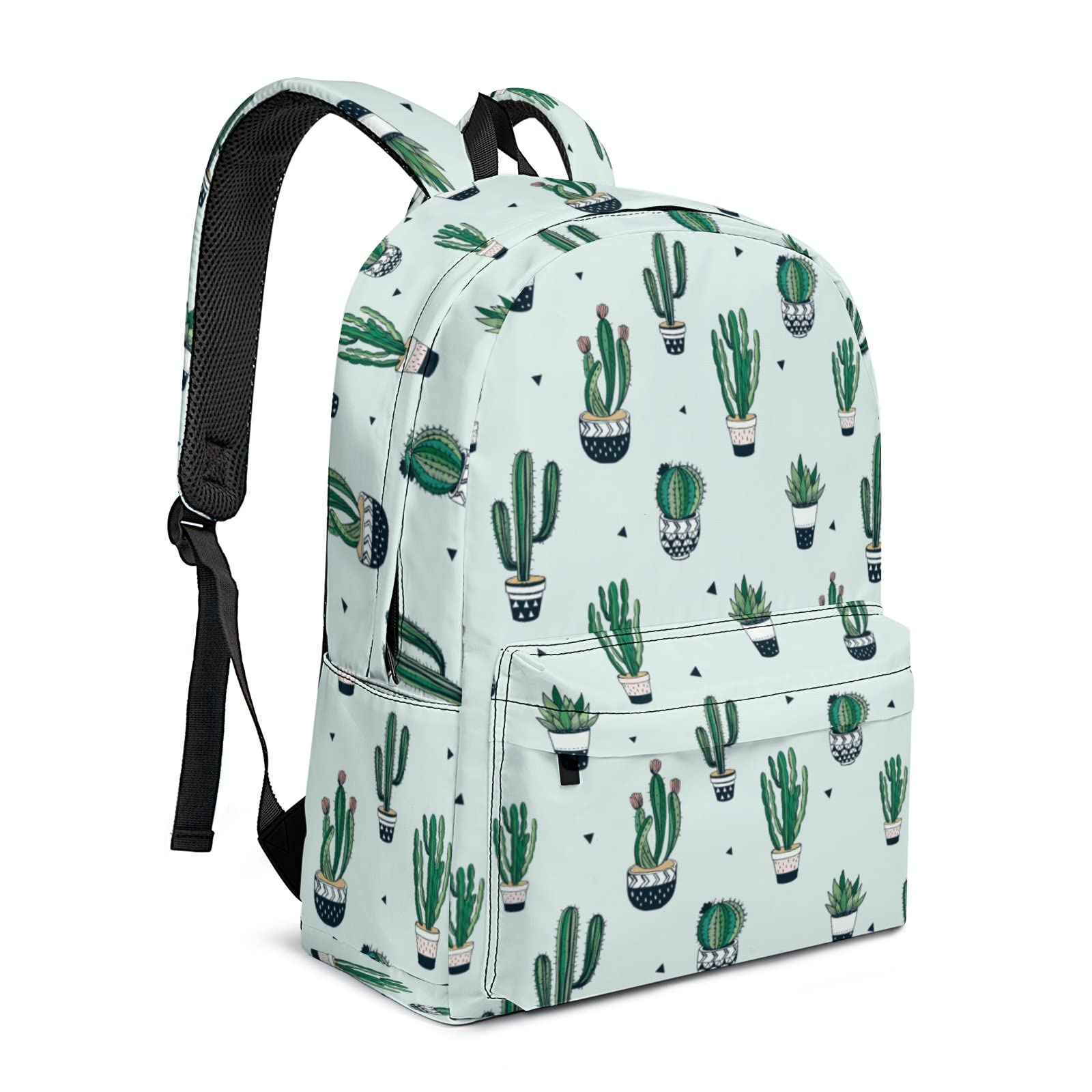 Cute Cactus Backpack for Kids - Lightweight 17