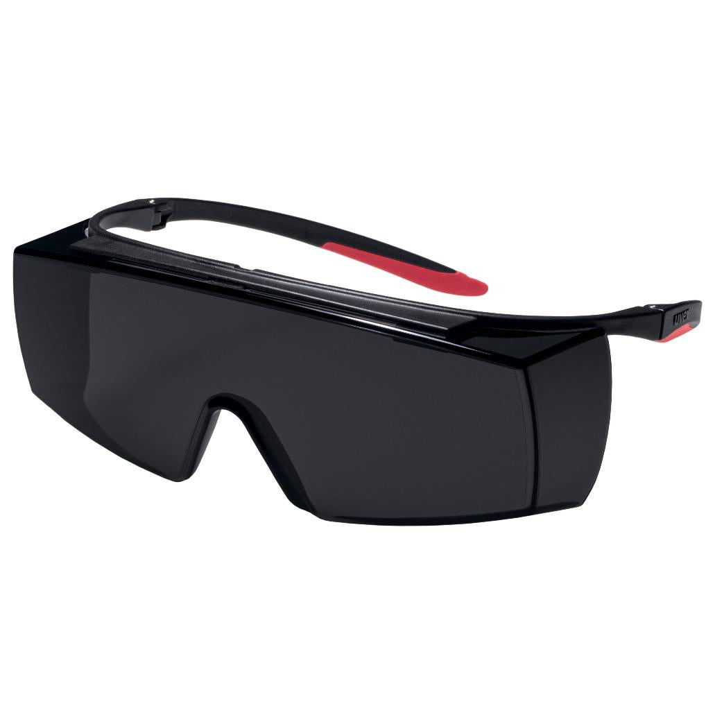 uvex super f OTG IR ex Infrared Safety Glasses - Anti-Fog, Chemical Resistant Inside & Outside (Model 9169175) for Industrial Work, Lab Protection & Welding Safety