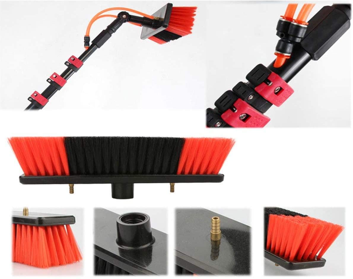 Solar Panel & Window Cleaning Pole Kit - 3.6M to 11M Extendable Water Fed Brush System with Telescopic Pole for Home & Commercial Use (12FT/3.6M) - Perfect for Rooftop Solar Maintenance and High Window Washing
