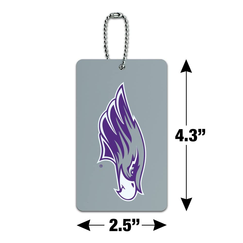 UW Whitewater Secondary Logo Luggage Tag - Durable Suitcase ID Card for Carry-On Bags - Perfect for Travel, Business Trips & Campus Identification