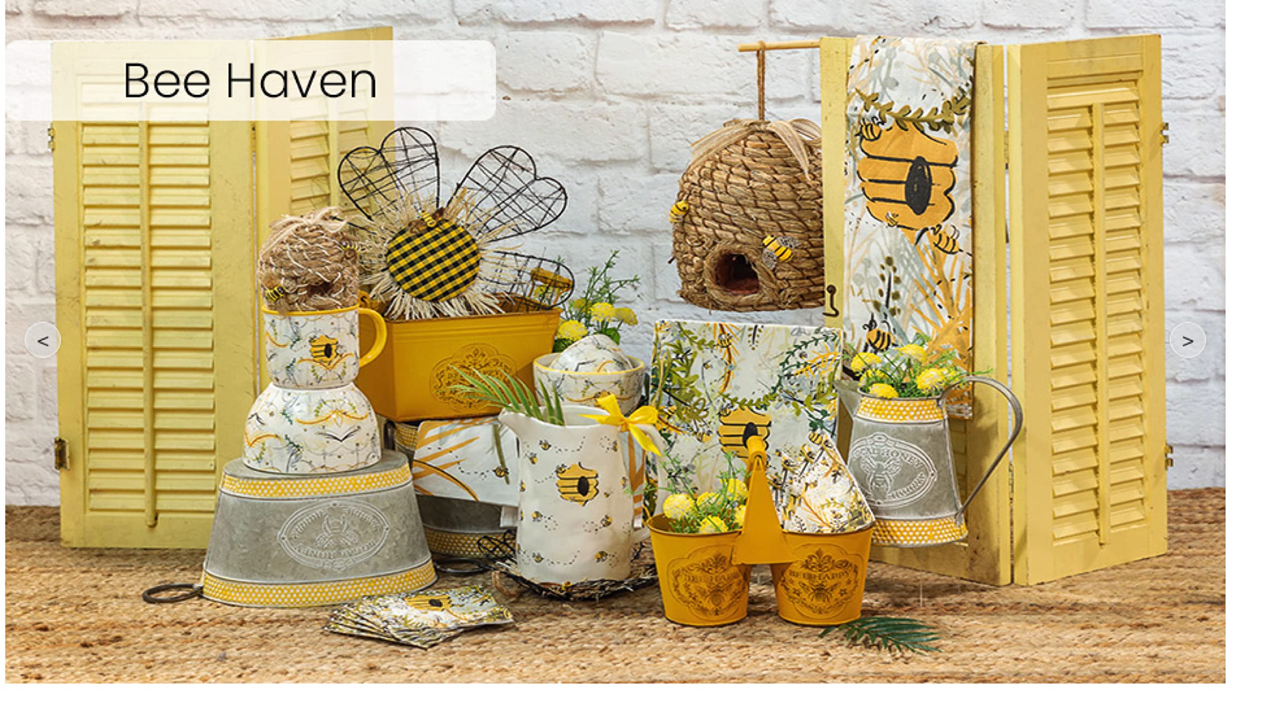 Premium Cotton Kitchen Dish Towels Set of 2 - 28x18 Inches Absorbent & Durable - Bee Haven Design - Perfect for Drying Dishes, Cleaning Countertops & Decorating Your Kitchen