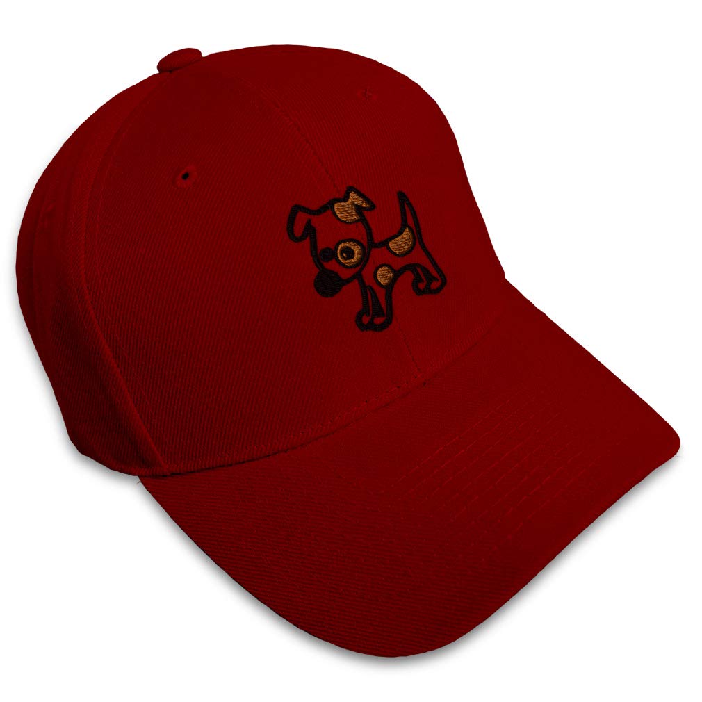 Custom Embroidered Jack Russell Terrier Puppy Dog Baseball Cap - Adjustable Acrylic Pet Lover Hat for Men & Women - Perfect for Dog Walking, Outdoor Activities & Gifts