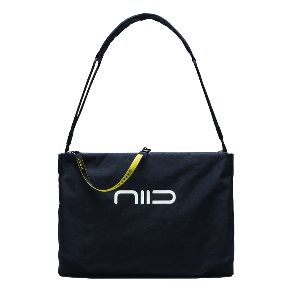 NIID STATEMENT S7 Tote Bag - Stylish Black & White Laptop Tote for Work, Travel & Daily Commute - Water-Resistant & Spacious Design