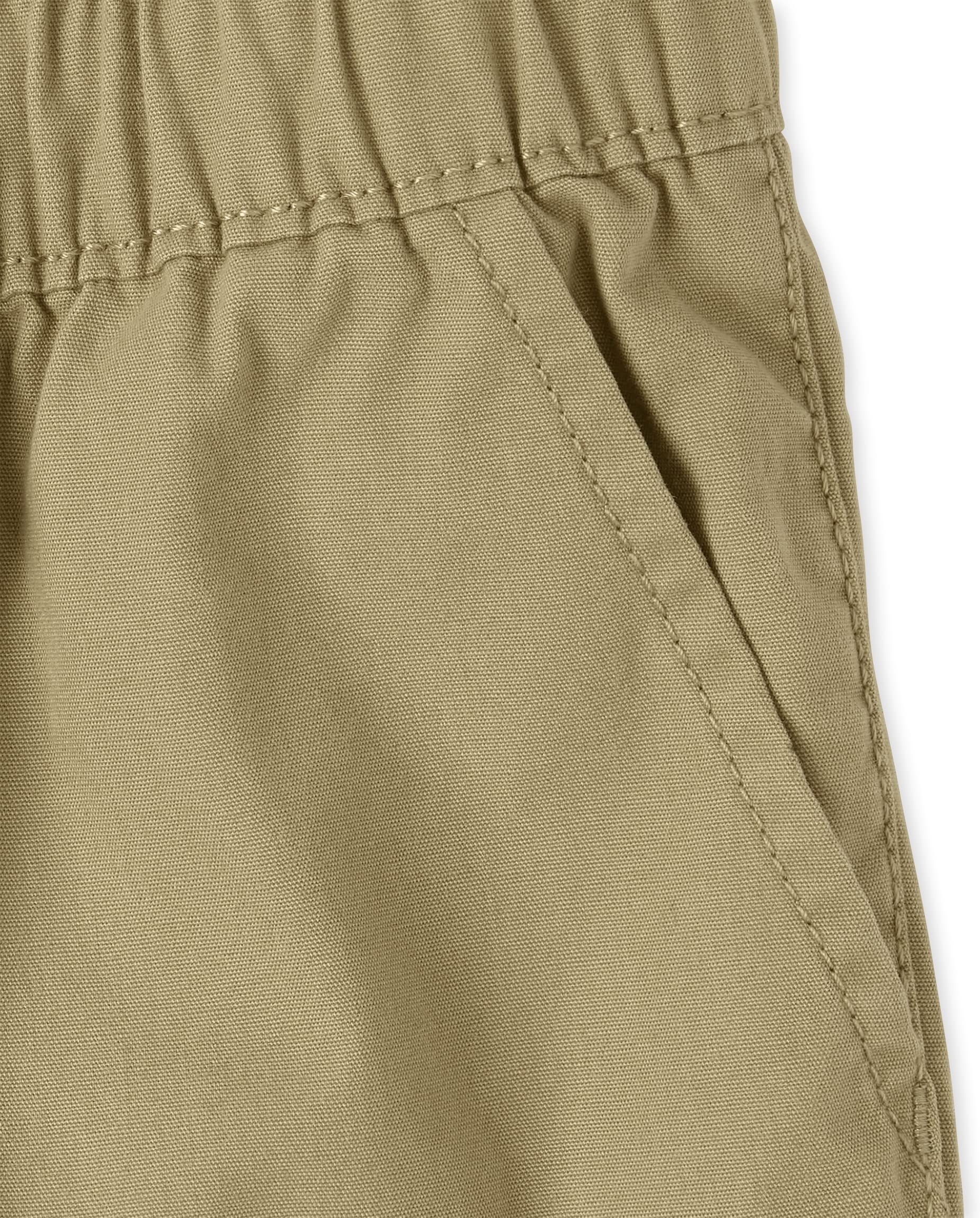 Baby Boys' Jogger Shorts - Comfortable Pull-On Playwear for Toddlers