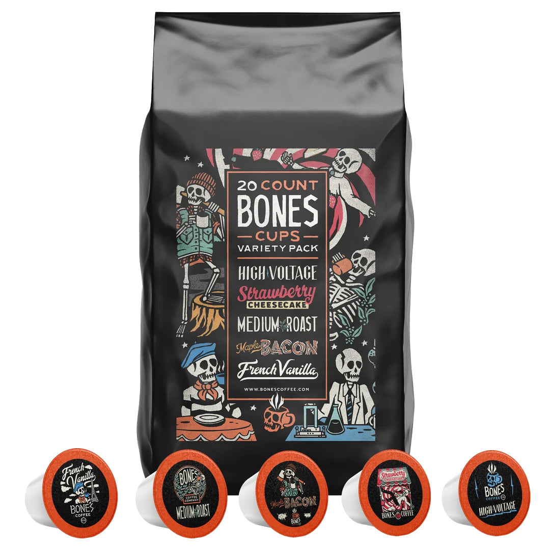 20 Count Variety Pack of Bones Cups - Perfect for Dog Treats, Training Rewards & Party Favors