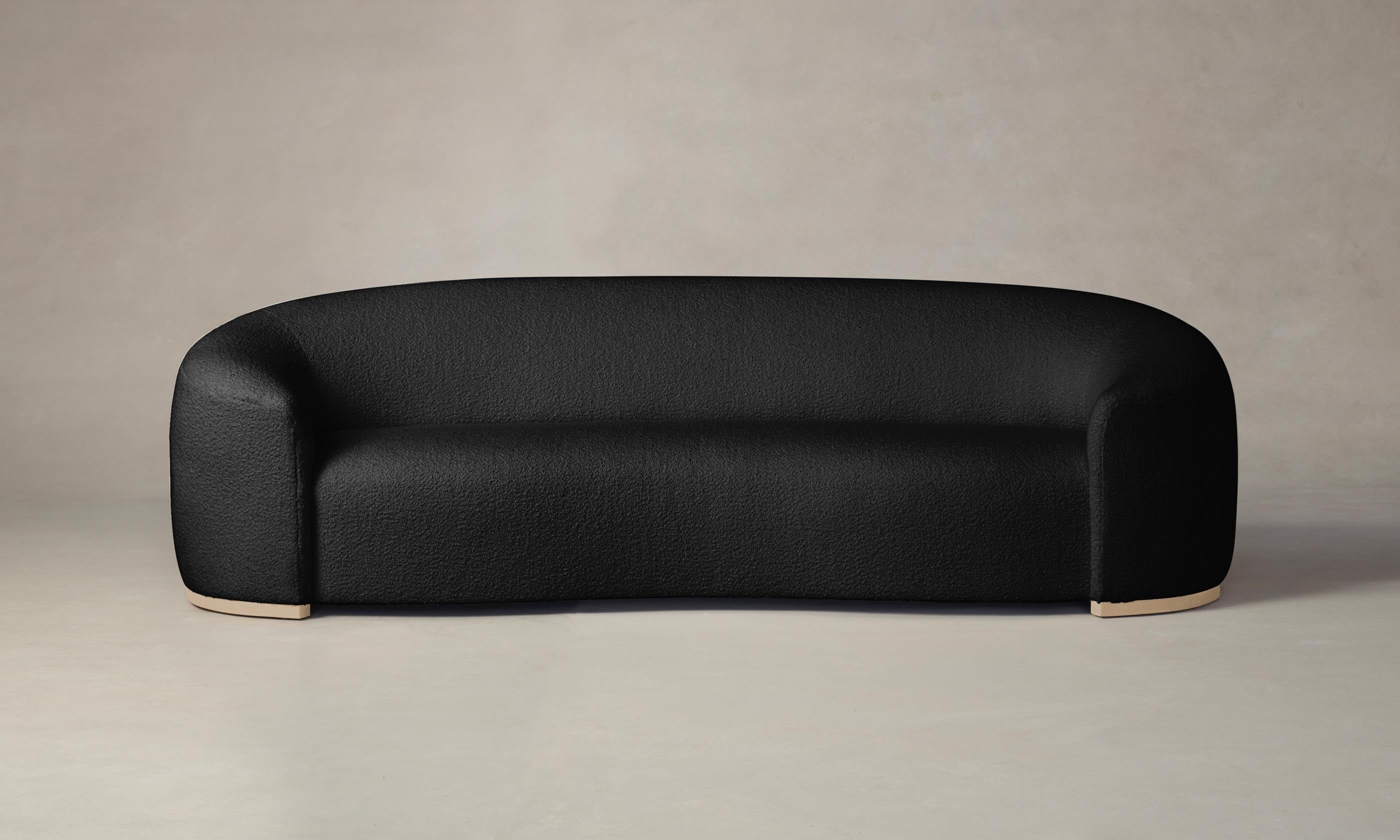 Luxury Chelsea Sofa with Italian Bouclé Fabric - Storm Gray Modern Living Room Furniture for Small Spaces & Apartments