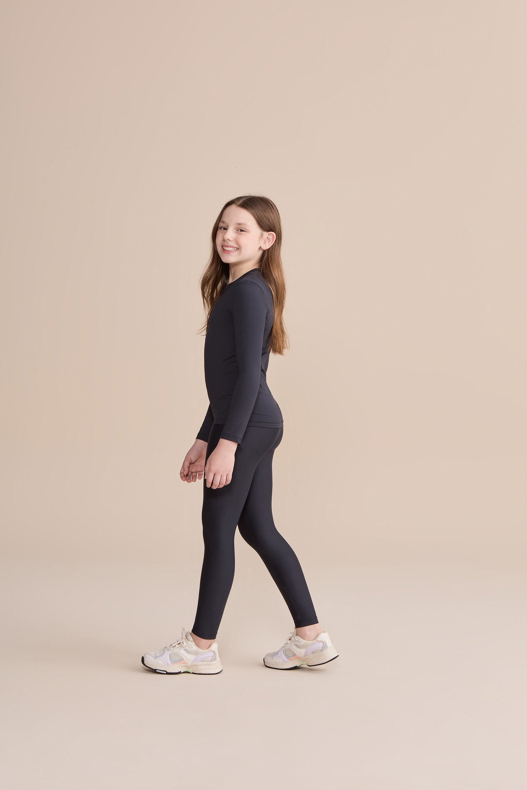 Thermo Skin Long Sleeve Thermal T-Shirt for Kids - Warm Base Layer for Winter, Outdoor Activities & Sports