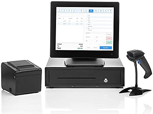 Best Liquor Store POS System - All-in-One Touchscreen PC, POS Software (Monthly Subscription), Receipt Printer, Barcode Scanner & Cash Drawer with POS Nation Payment Pinpad | Ideal for Bars, Wineries & Retail Stores