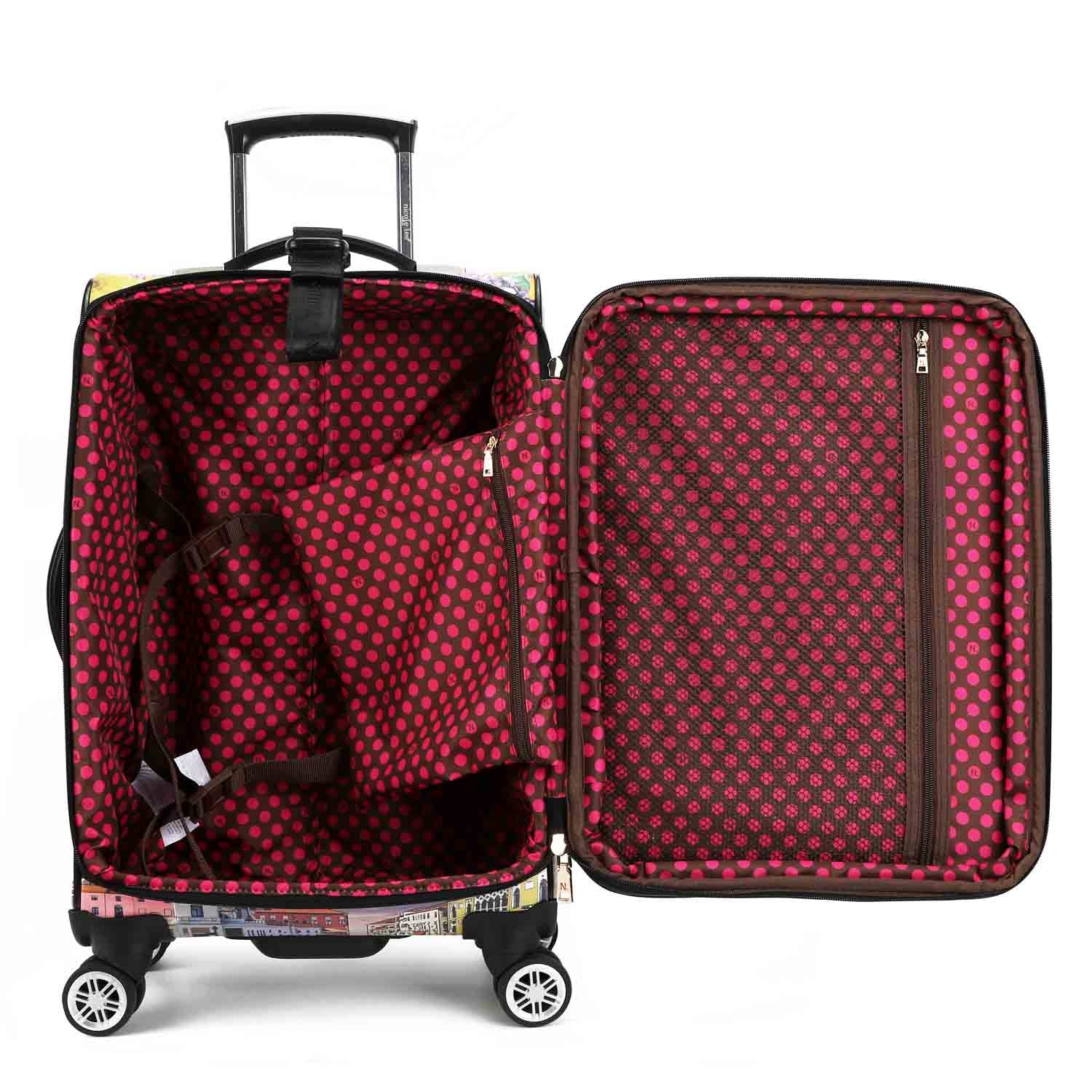 Latoya Loves Who She Is 2-Piece Luggage Set - Lightweight Spinner Suitcase for Women Travel - Perfect for Air Travel, Vacation & Business Trips