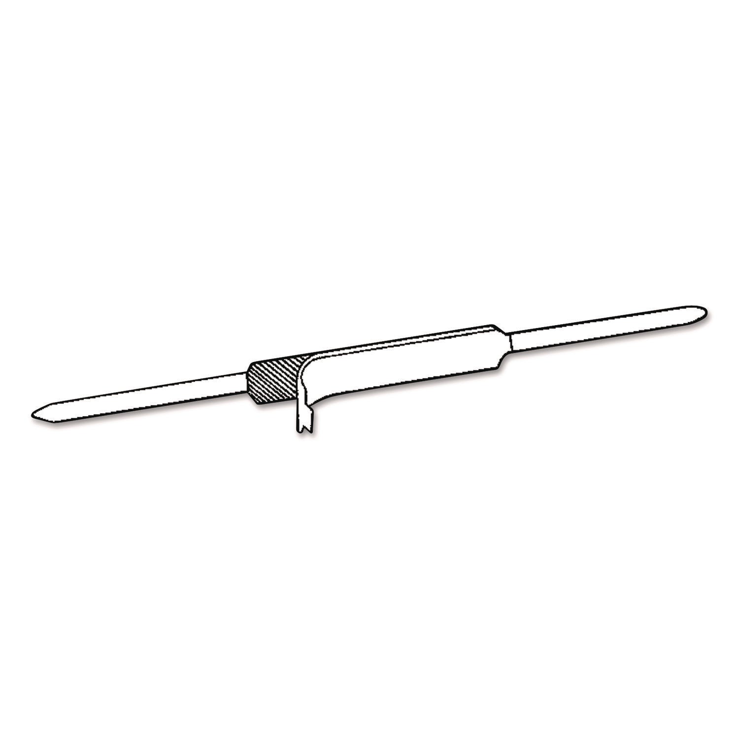 ACCO Self-Adhesive Two-Prong Paper Fastener Bases - 2 Capacity, 2.75