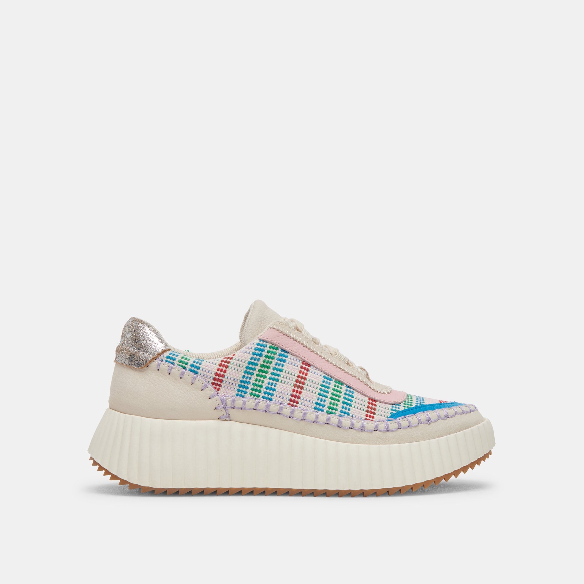 DOLEN Confetti Woven Sneakers - Women's Fashion Casual Shoes for Walking, Running & Everyday Wear | Comfortable & Stylish Sneakers for Workouts, Gym, Travel & Street Style