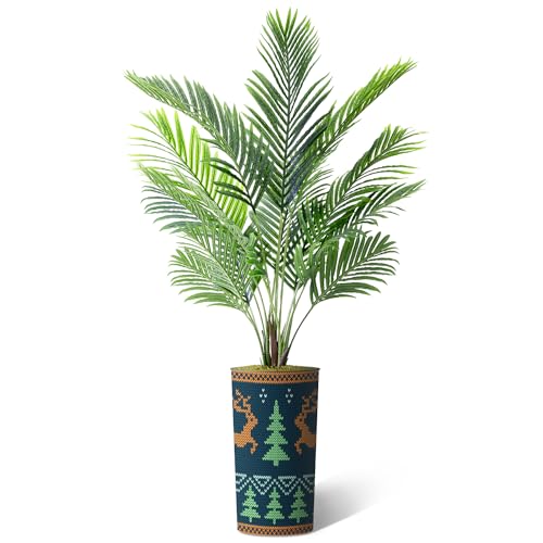 Modern Christmas Deer Pattern Planter