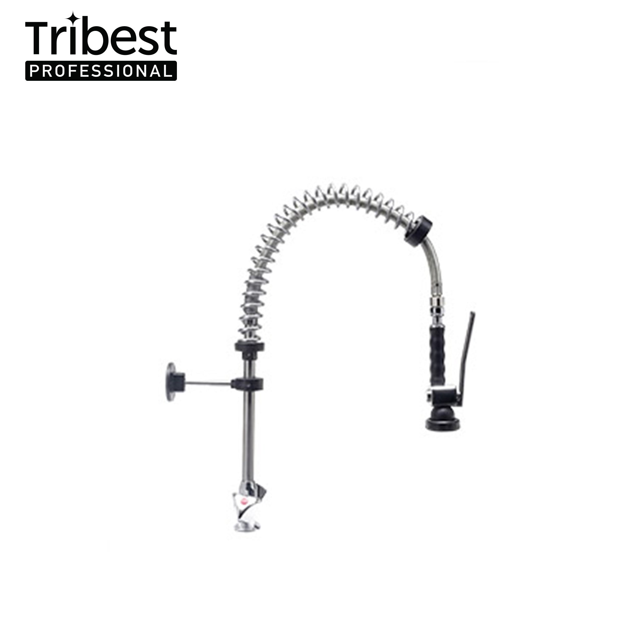 Cancan® MT05 Deluxe Mini Sink Mounted Pre-Rinse Faucet - Compact Commercial Kitchen Faucet for Restaurants, Food Trucks & Small Spaces