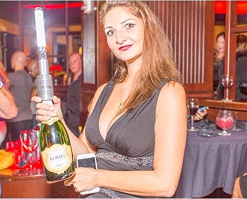 VIP Nightclub LED Bottle Sparklers - 4 Pack Bottle Service Light Sticks for Celebrations, Parties & Special Events
