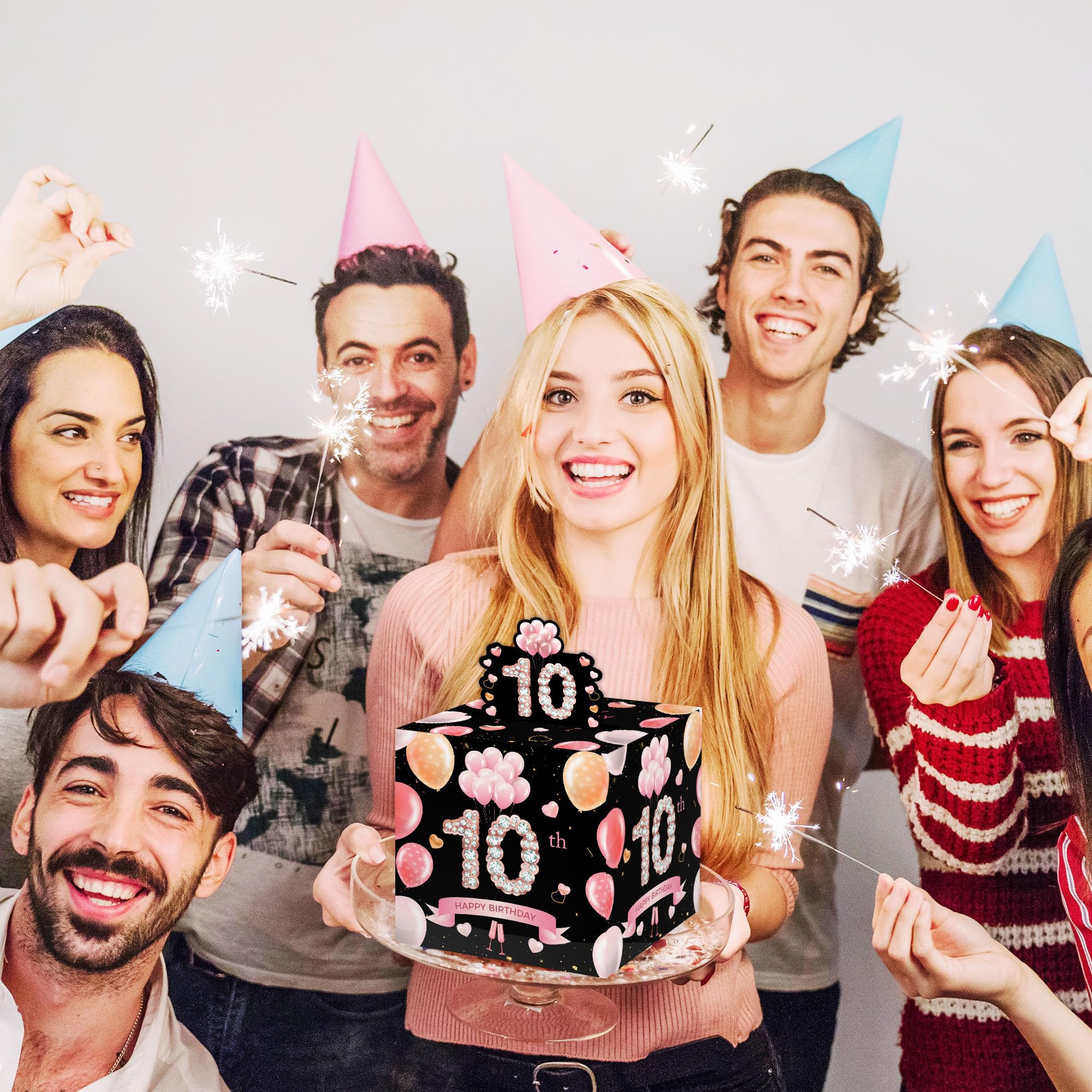 10th Birthday Money Gift for Kids - Cash Gift for Boys & Girls - 35PCS Birthday Party Decorations & Supplies - Perfect for Birthday Surprise Parties & Celebrations