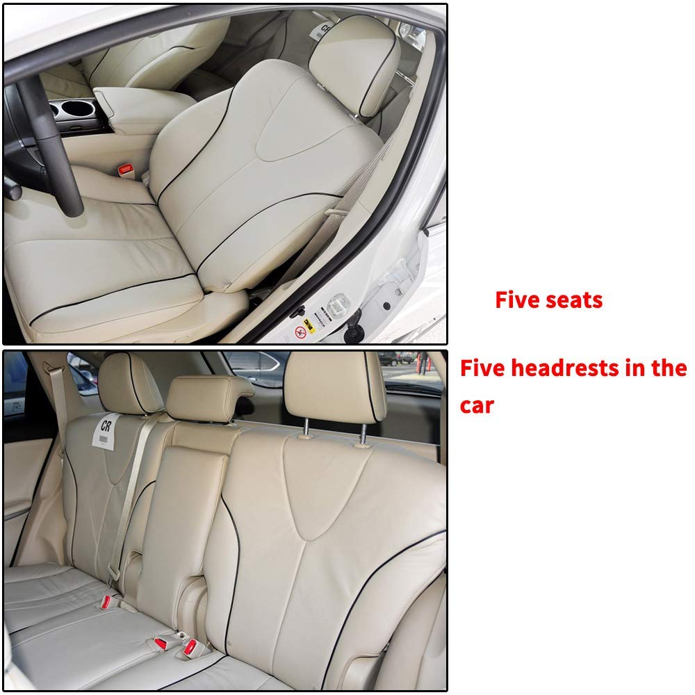 Custom Full Set Leather Seat Covers for Toyota Venza 2013-2017 - 5-Seat Car Seat Protector (Red & Black) | Premium Fit, Comfort & Style for Daily Commute & Road Trips
