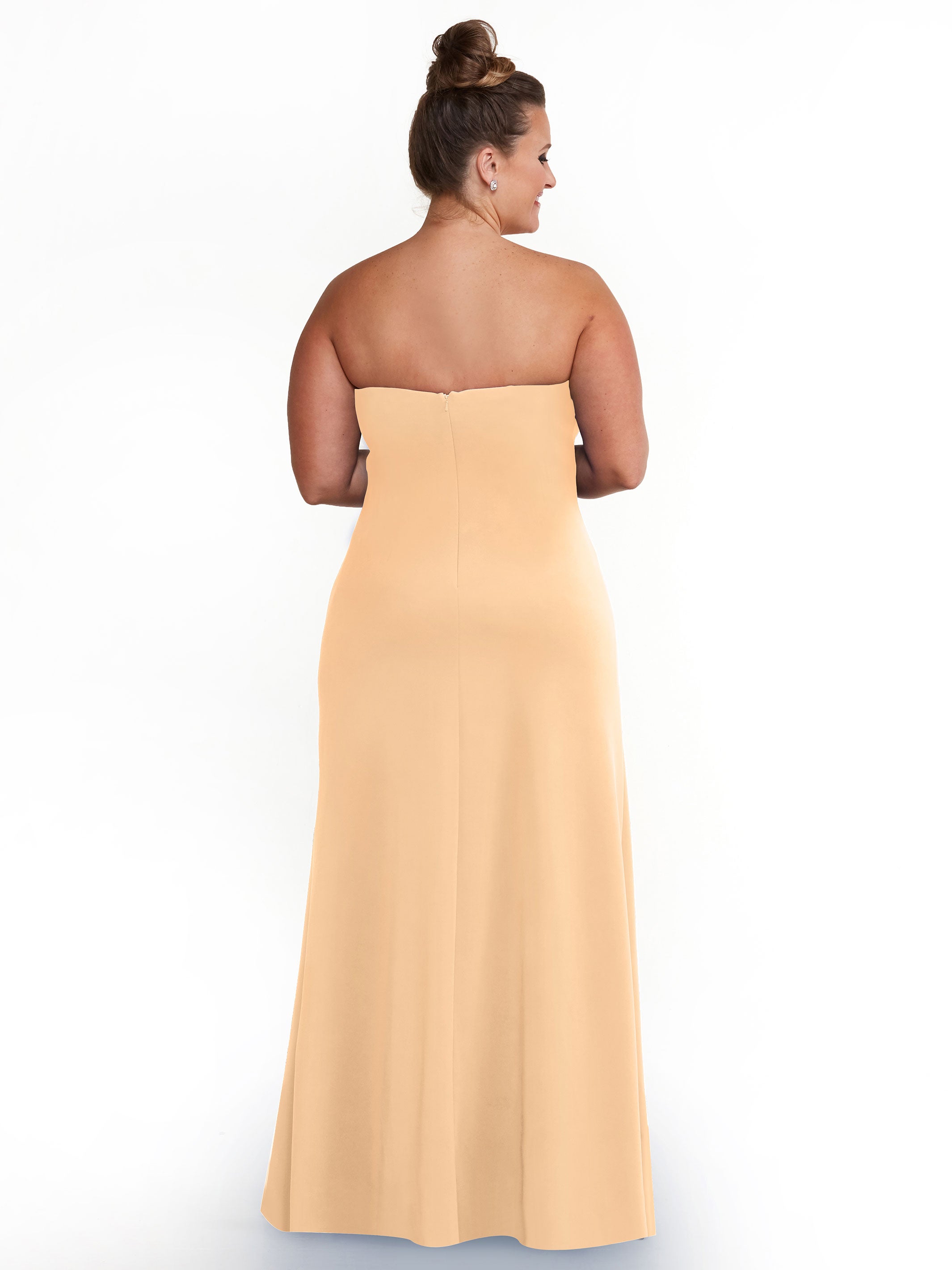 Elegant 83044 A-Line Double Knit Strapless Sweetheart Neckline Bridesmaid Dress - Perfect for Weddings, Formal Events & Special Occasions