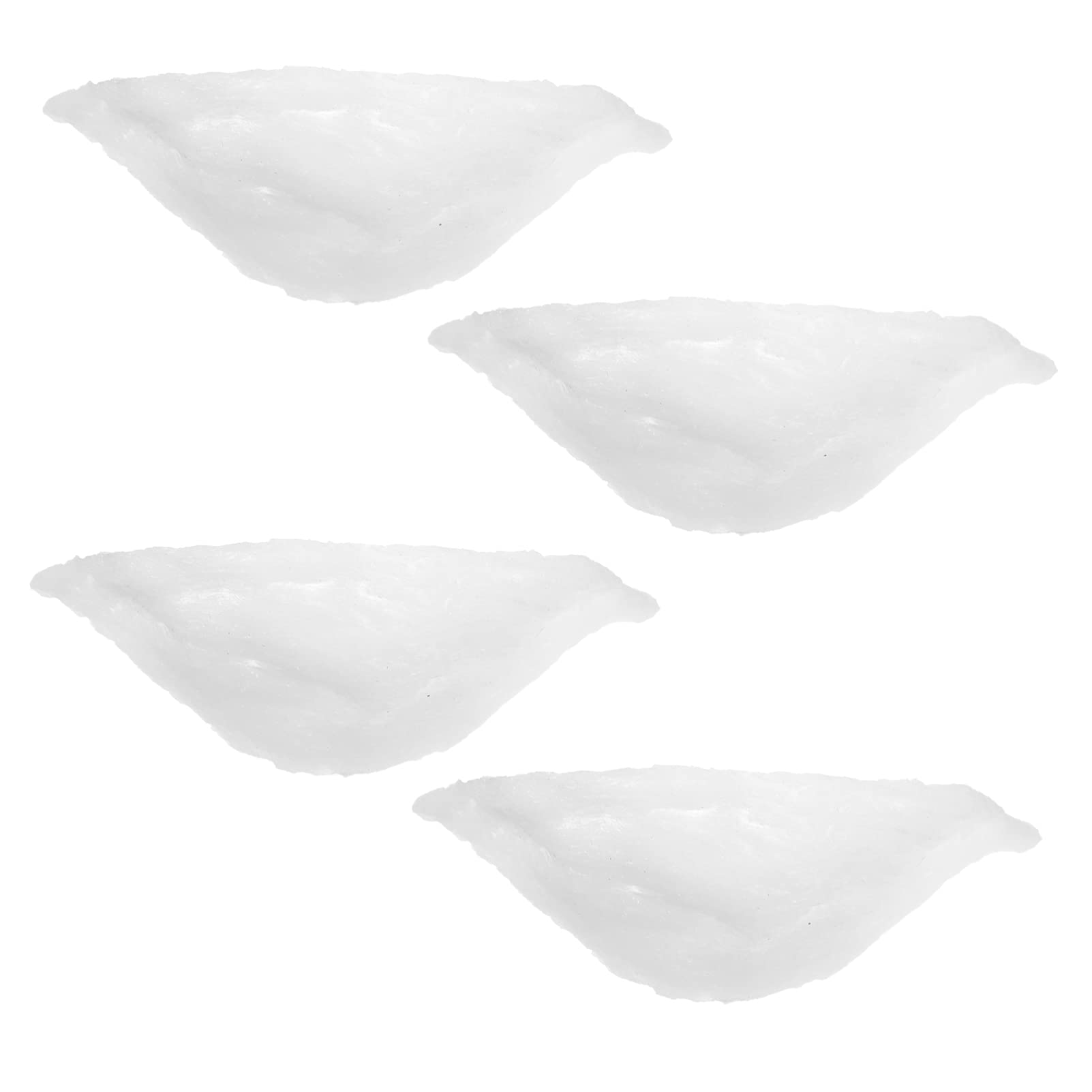 4pcs Realistic Bird's Nest Silicone Molds for DIY Crafts - 9.4CM White Cubilose Shape Molds | Perfect for Cake Decorating, Soap Making & Resin Art Projects