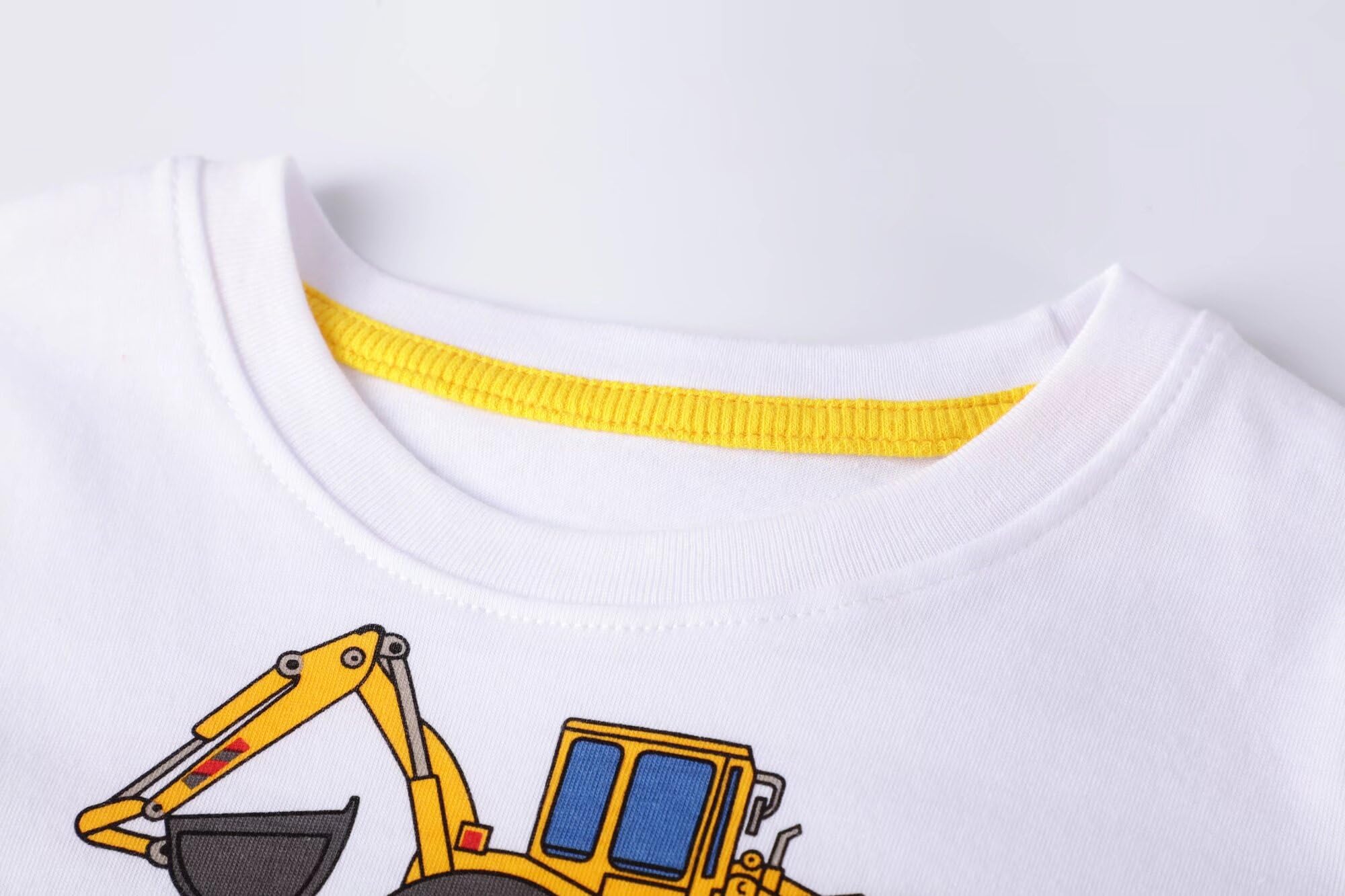**Boys' Summer Cotton T-Shirt & Shorts Outfits for Toddlers (Size 2-7) - Cool & Comfortable Playwear for Beach, Park, and Daily Activities**
