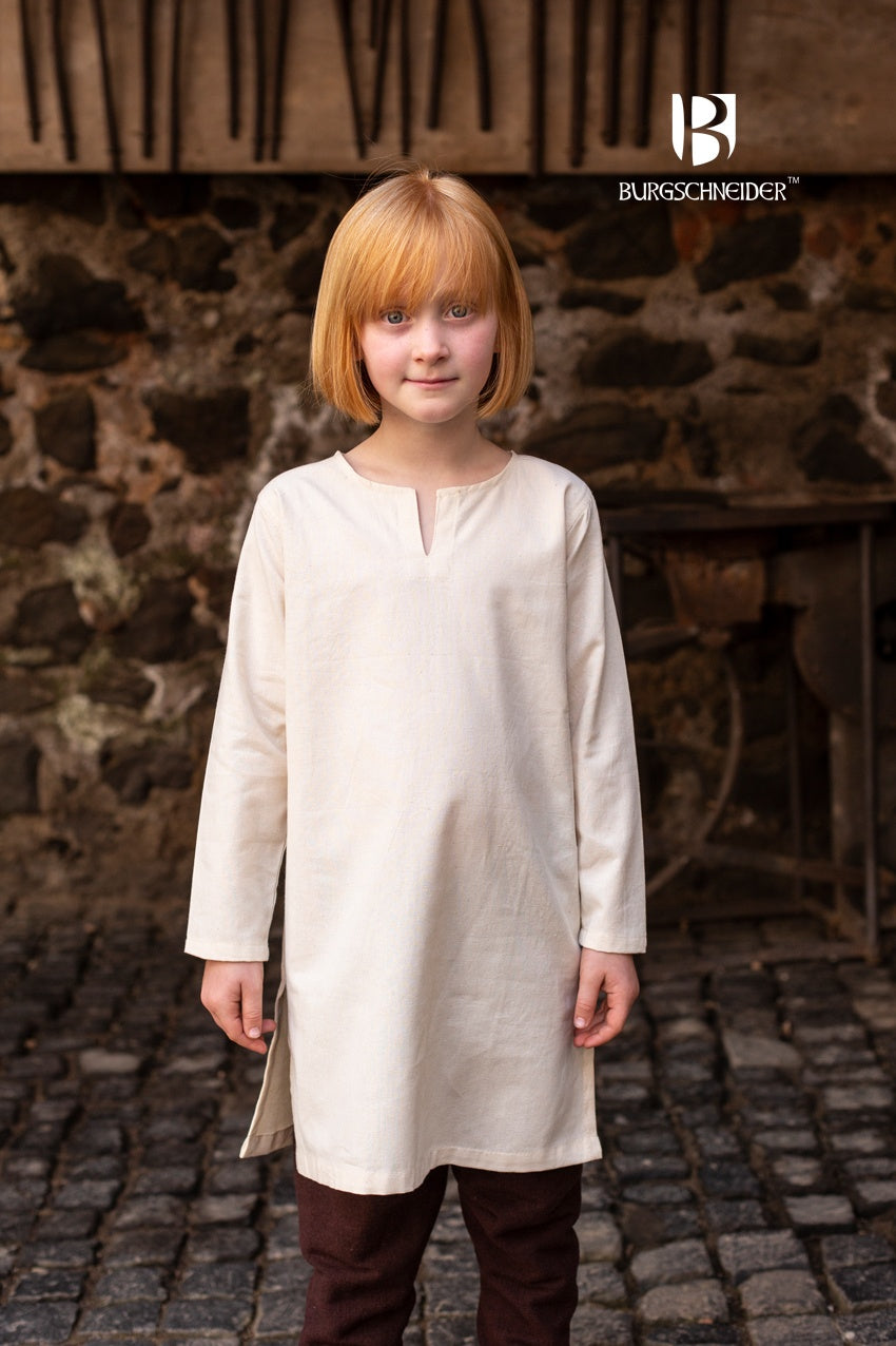 Kids' Organic Cotton Under Tunic - Leifsson Natural Soft Layering Top for Boys & Girls | Perfect for School, Playdates & Everyday Comfort