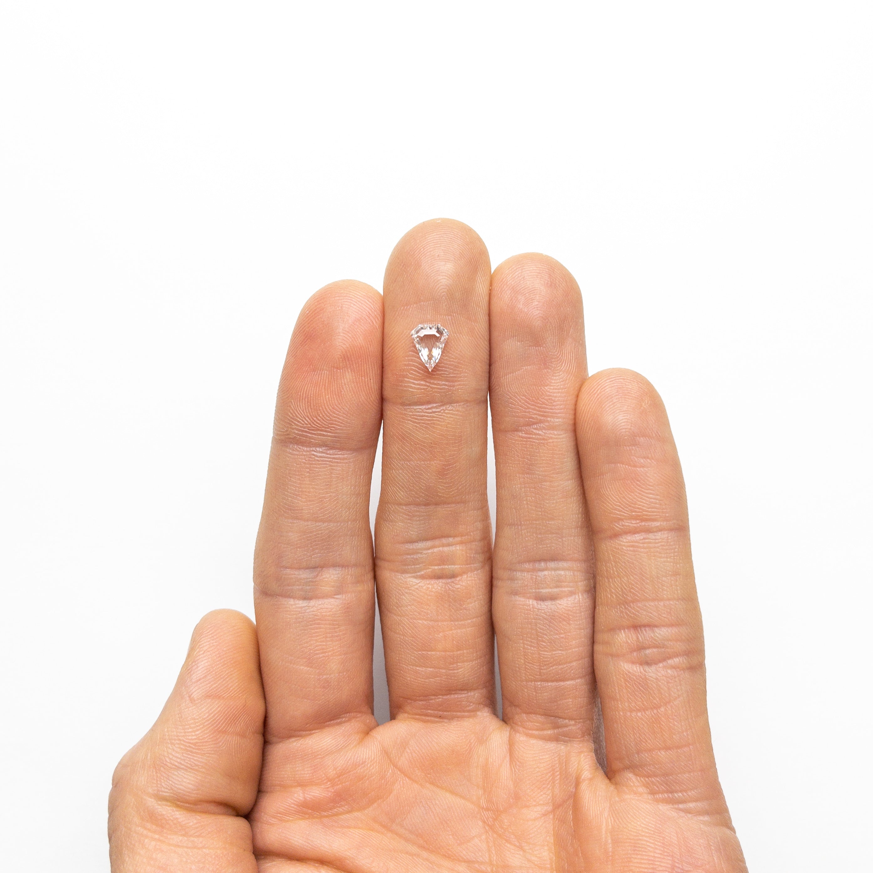 0.70ct E Color SI1 Clarity Shield Portrait Cut Diamond - 7.17x5.92x2.22mm for Engagement Rings & Fine Jewelry
