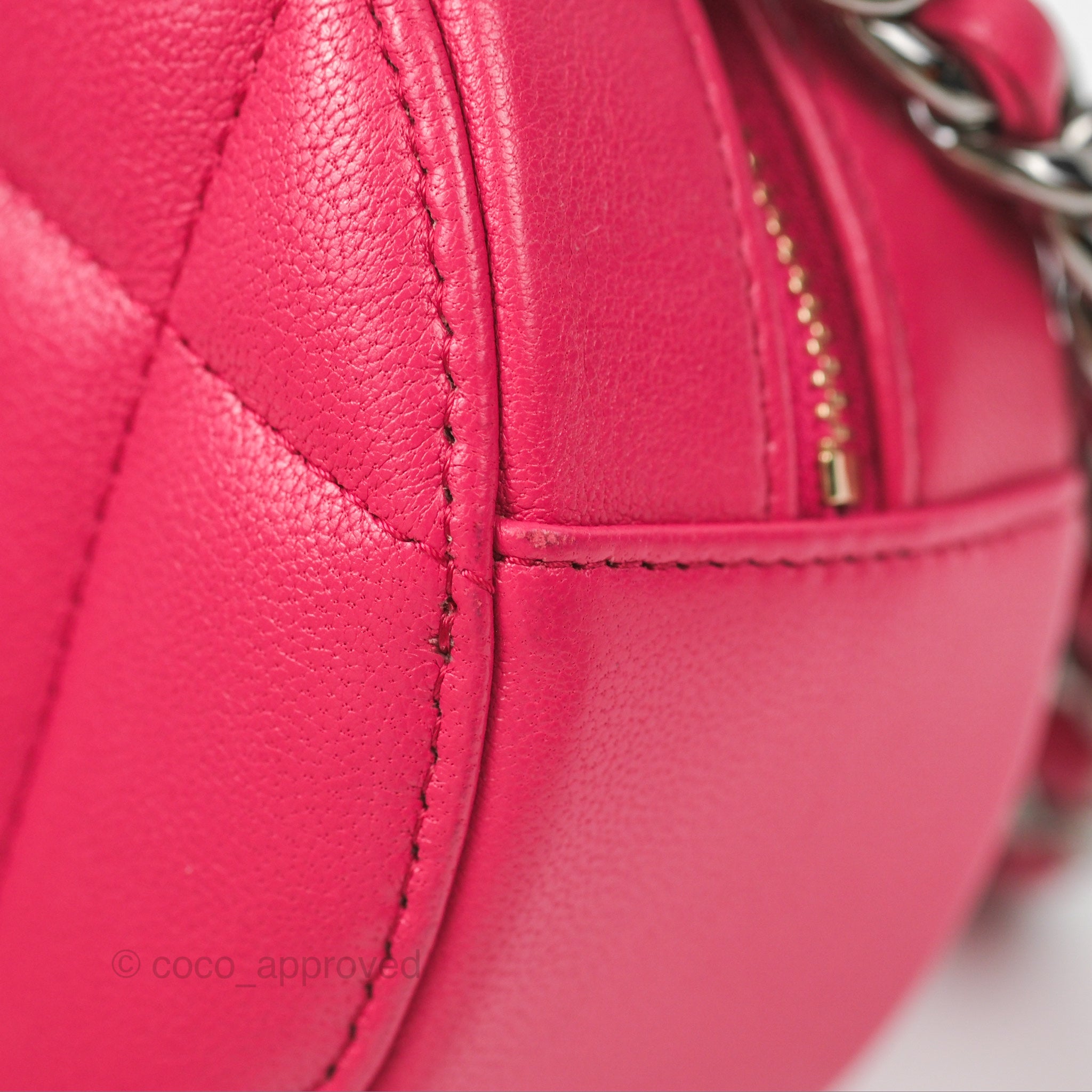 Chanel 19 Round Clutch with Chain - Dark Pink Mixed Hardware Crossbody Bag for Women | Luxury Evening Purse for Parties, Dinner Dates & Special Occasions