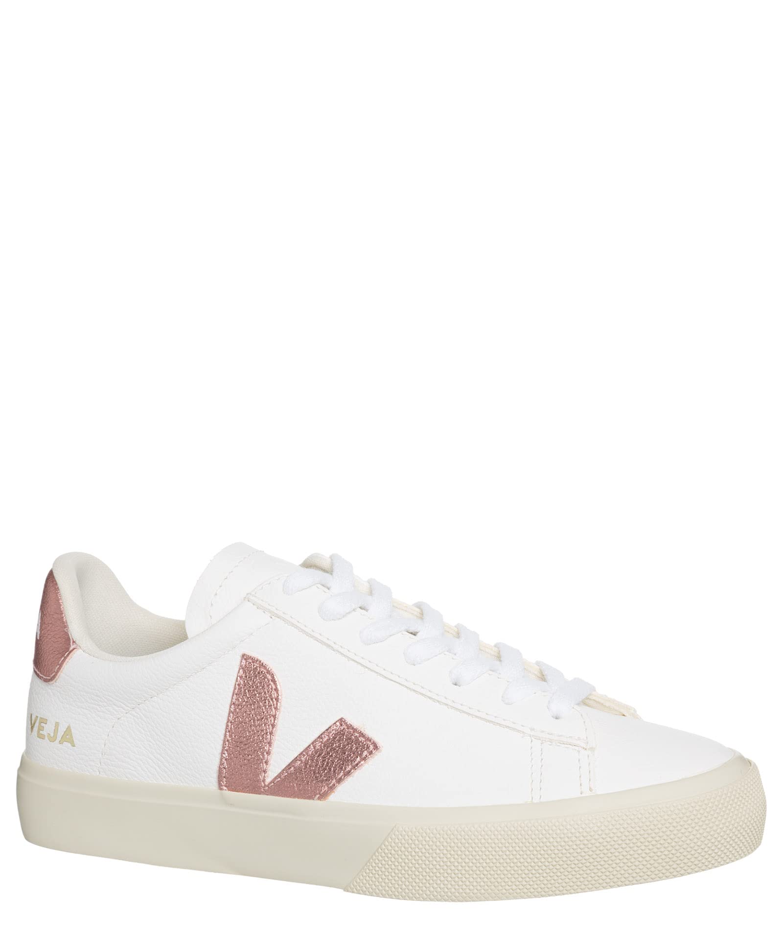 Veja Women's Campo Sneakers - Black & White Leather Vegan Sneakers for Casual Wear & Sustainable Fashion | Eco-Friendly Shoes for Everyday Comfort