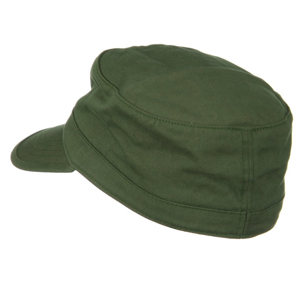 Military Cotton Fitted Cap for Men & Women - Comfortable Army Style Baseball Hat for Outdoor Activities, Hiking, and Casual Wear - e4Hats.com